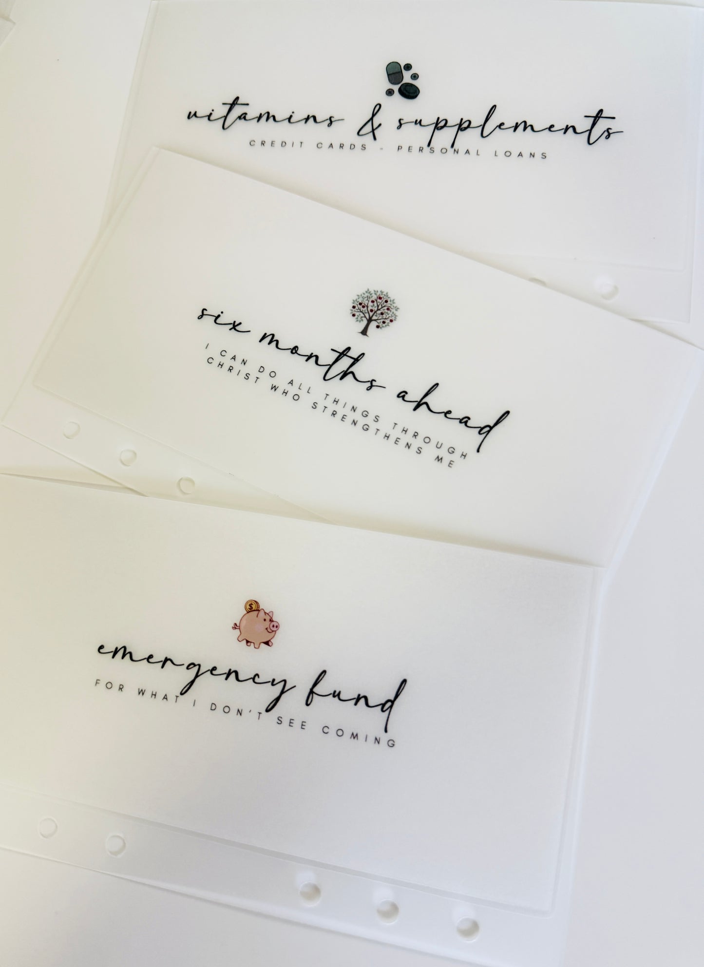 Vibrant Iconic Cash Envelopes | A6