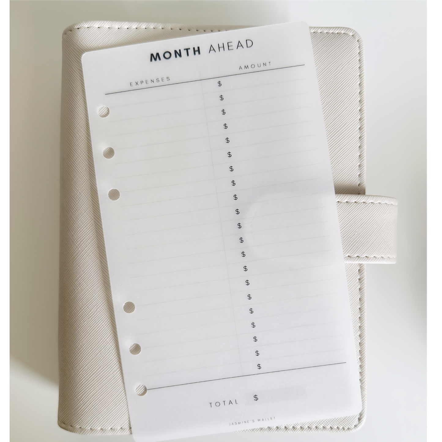 Month Ahead Expenses Dashboard