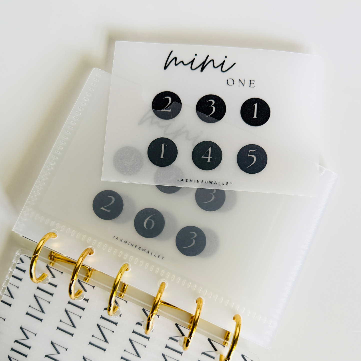 Mini Savings Challenge Fluted Binder