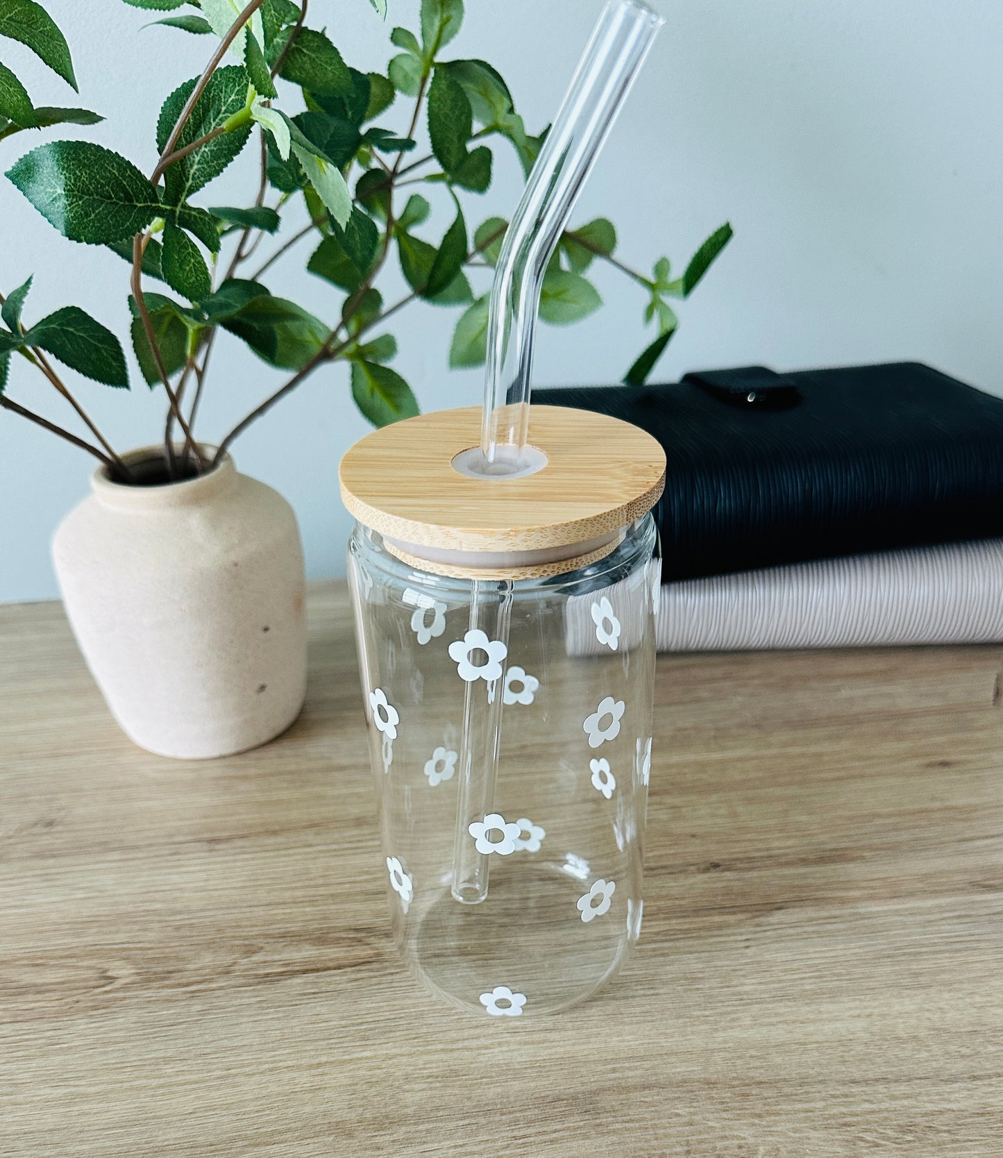 Daisy Glass Tumbler