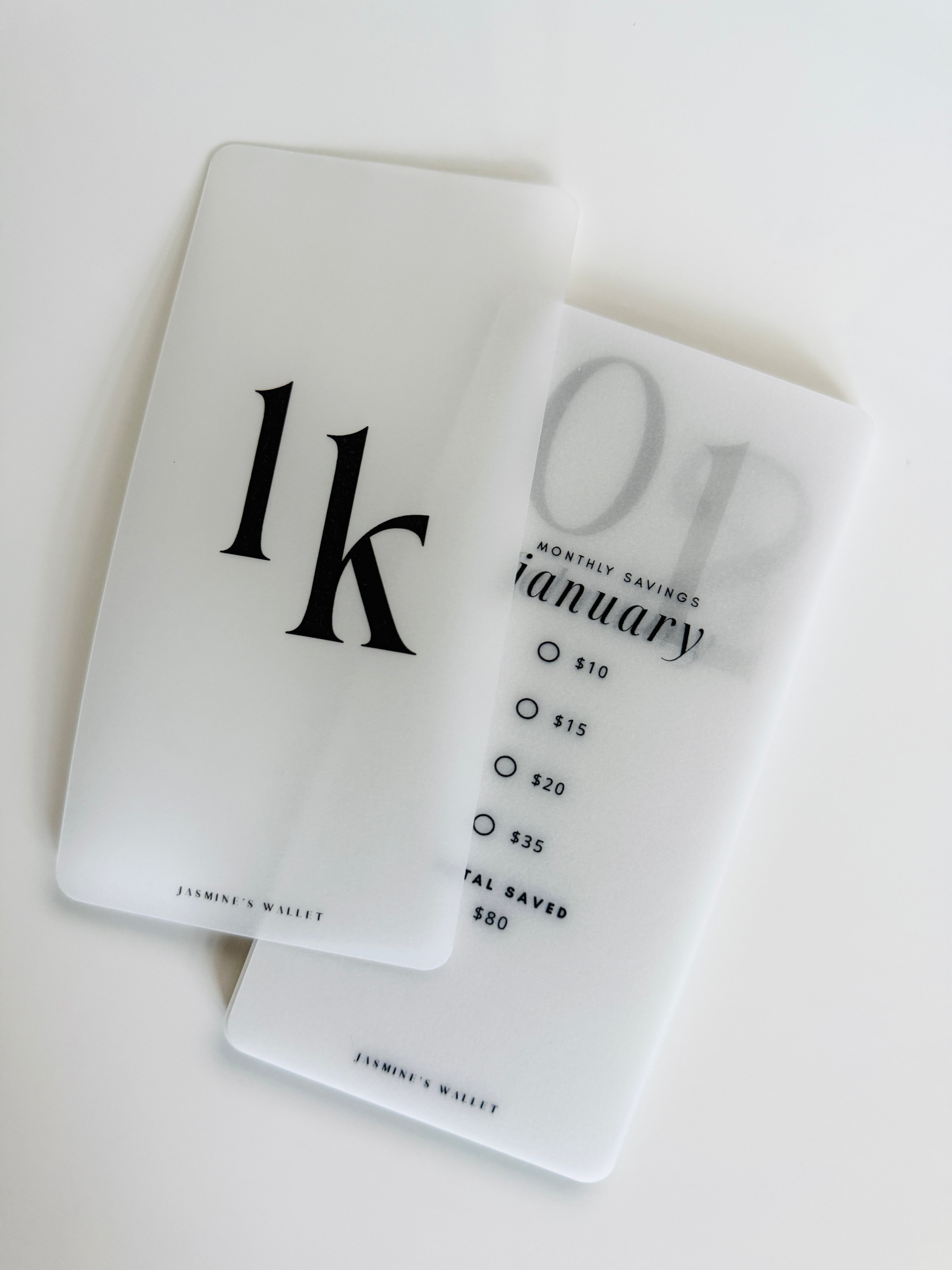 Monthly Savings Challenge | Trackers