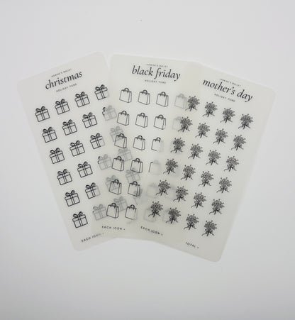 Holiday Savings Trackers