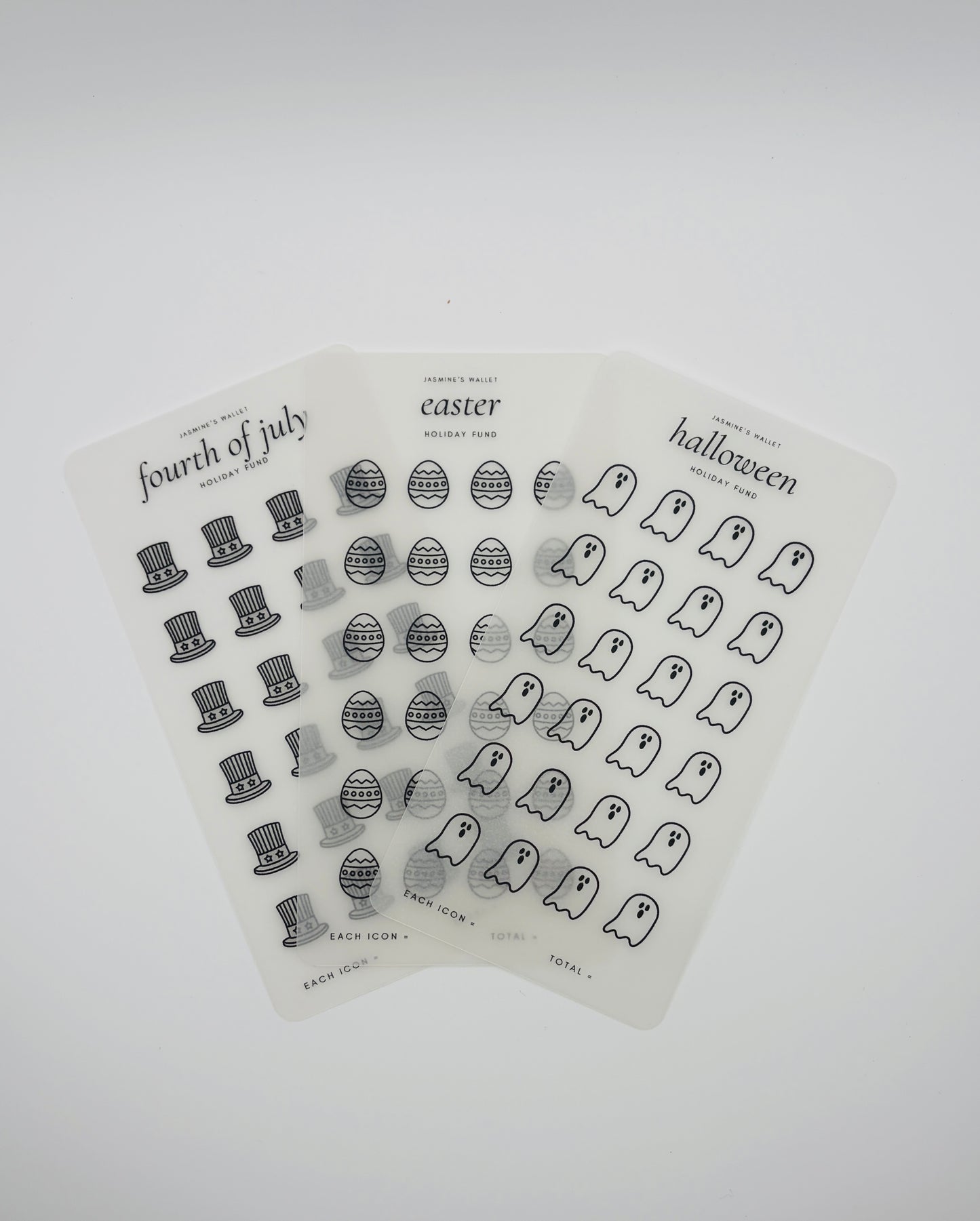 Holiday Savings Trackers