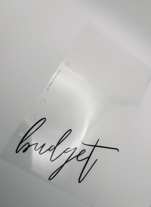 Budget Clear Dashboard | Version 1