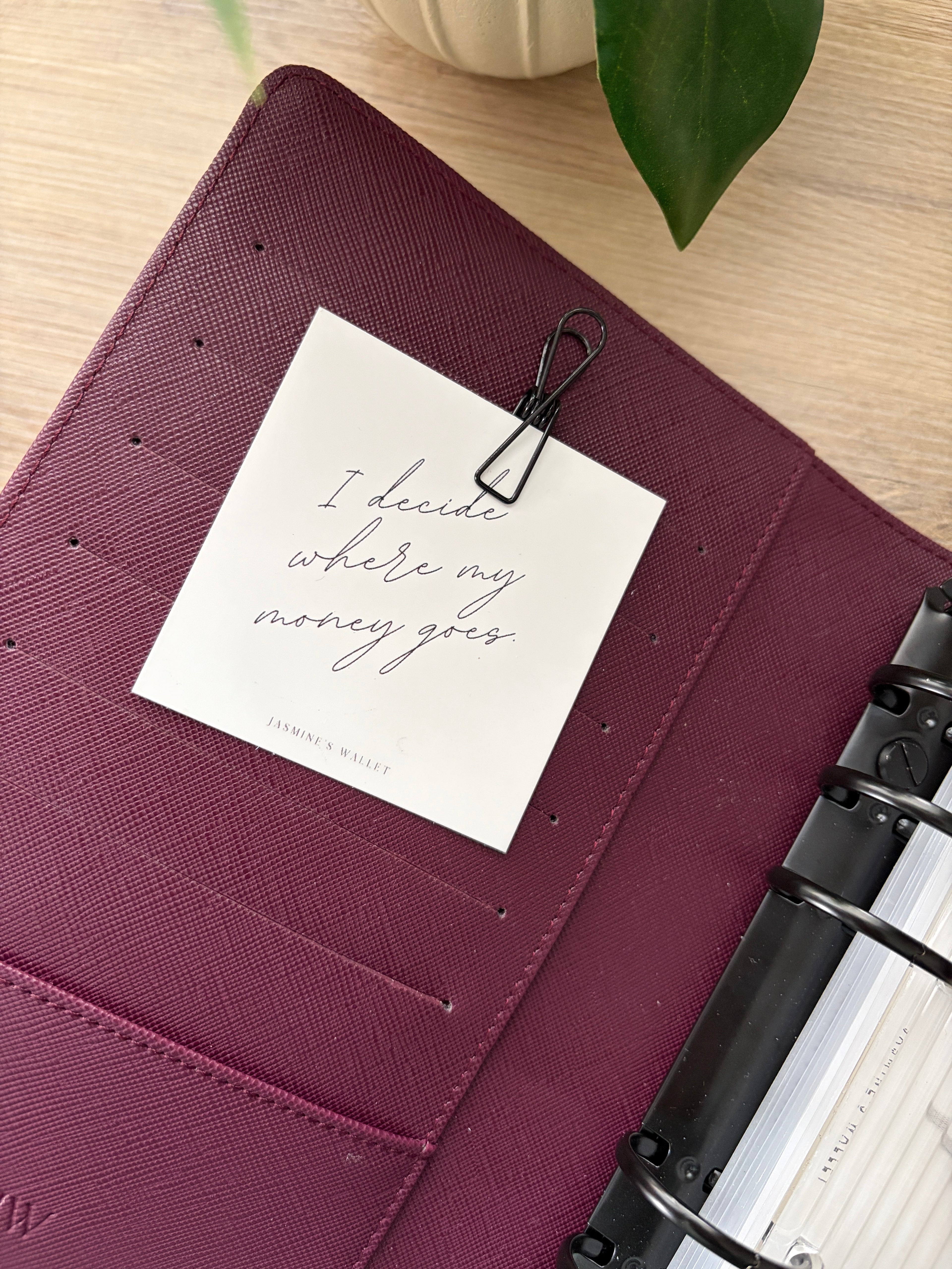 Planner Card Clips (Set of 3)