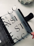 Consistency | Frosted Dashboard