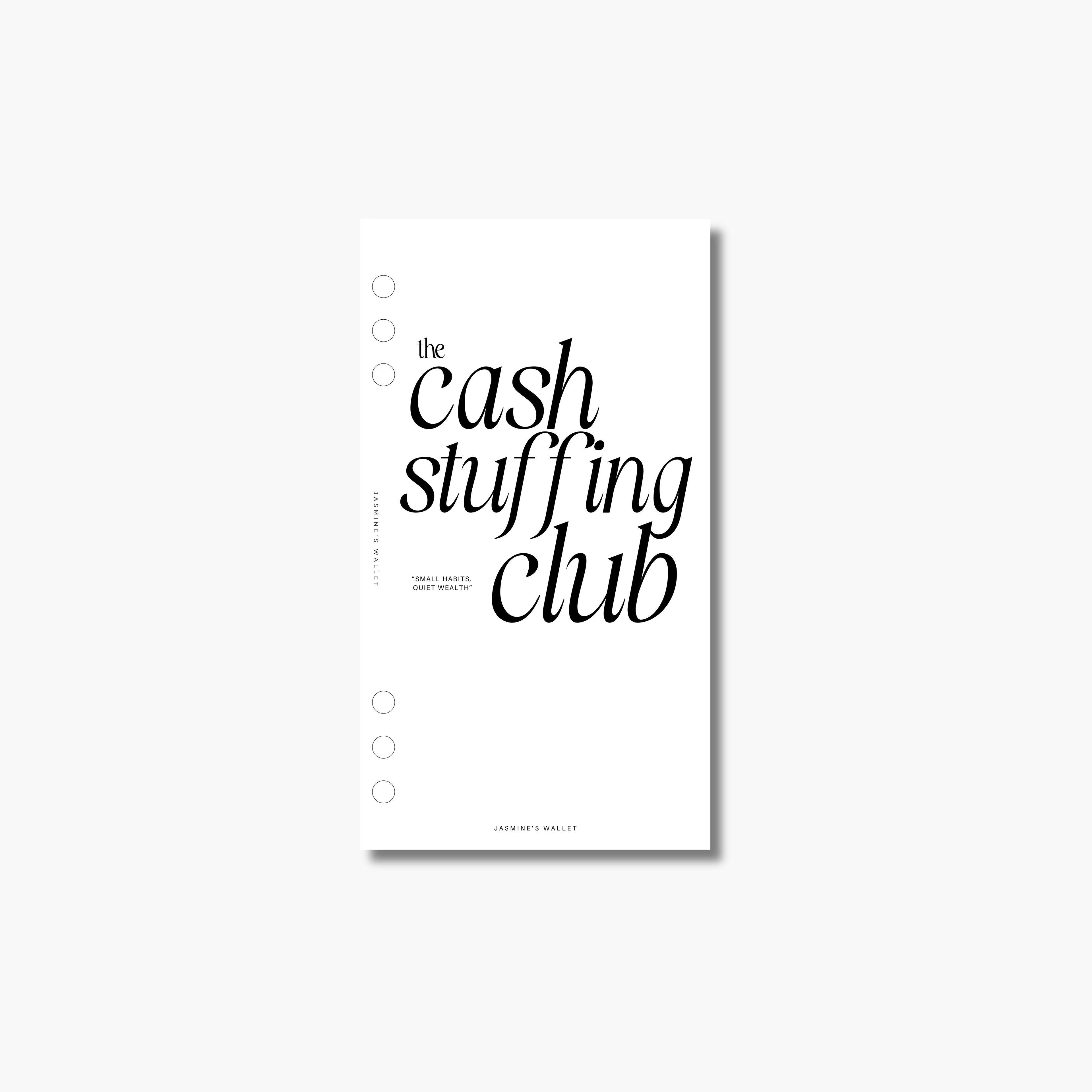 Cash Stuffing Club Dashboard