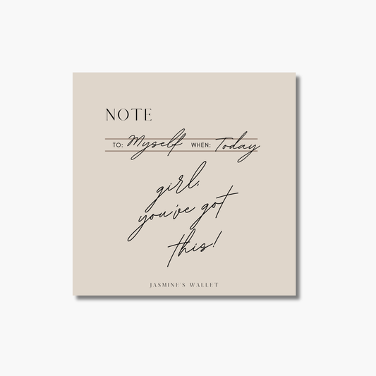 You've Got This Planner Card