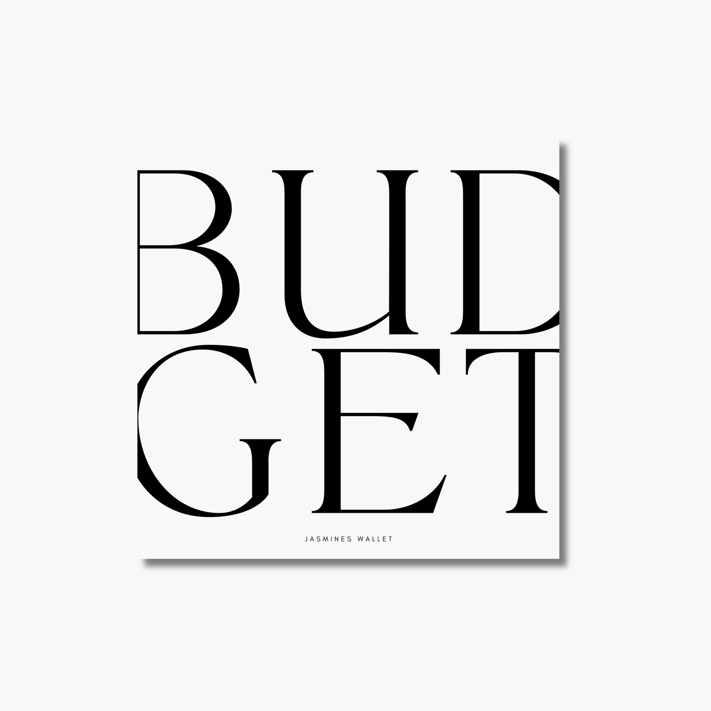 Budget Planner Card