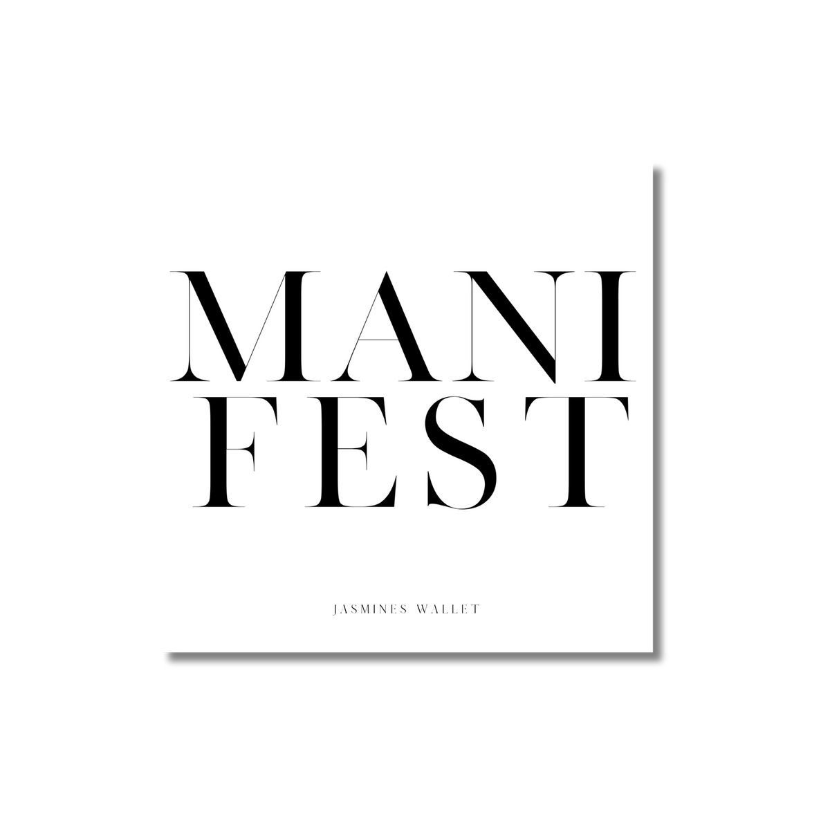 Manifest Planner Card