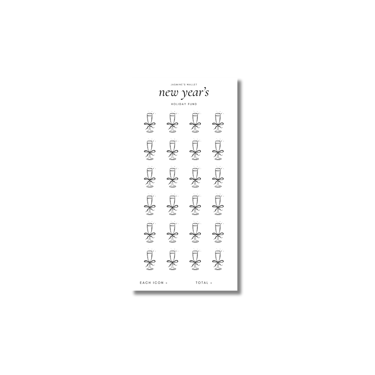 Holiday Savings Trackers