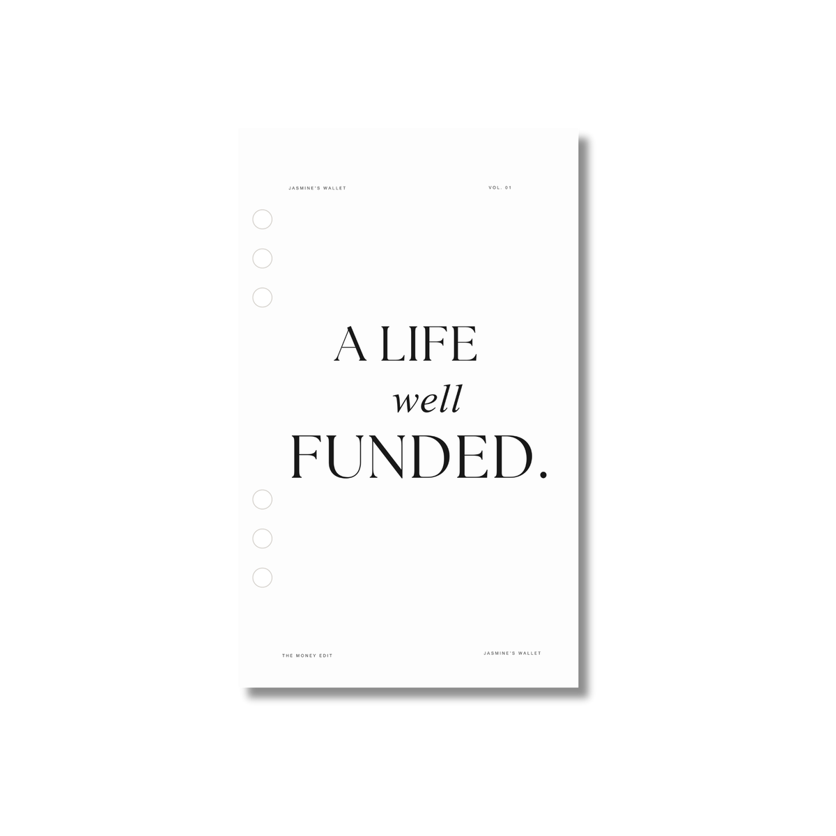 A Life Well Funded Dashboard