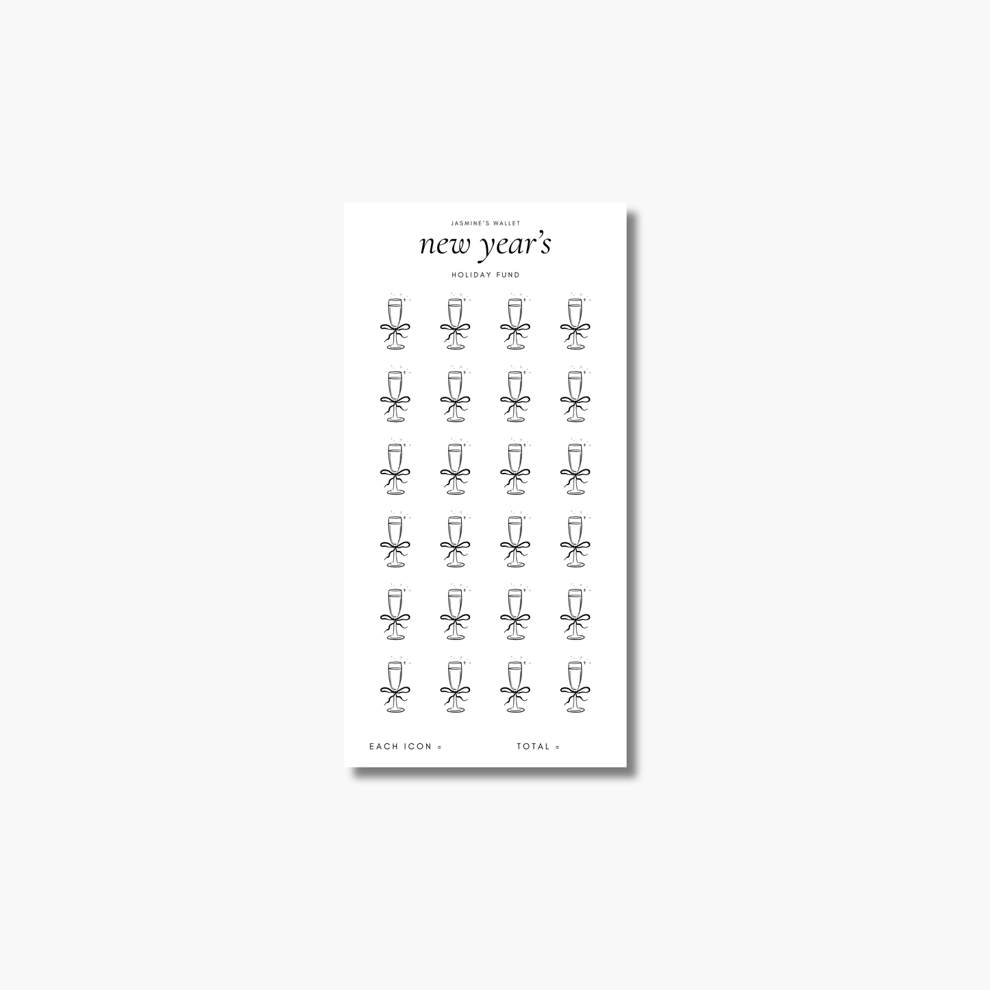 Holiday Savings Trackers