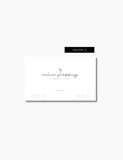 Iconic Cash Envelopes | A6