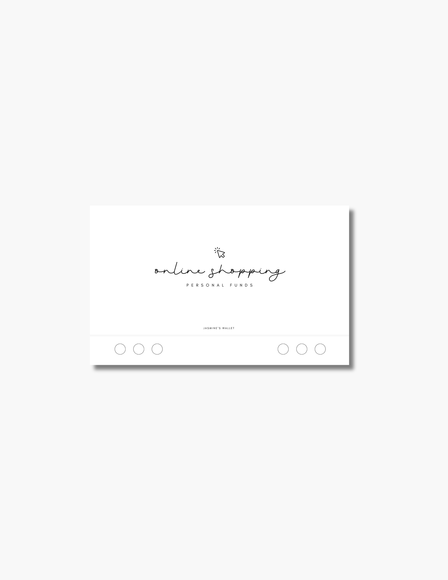 Iconic Cash Envelopes | A6