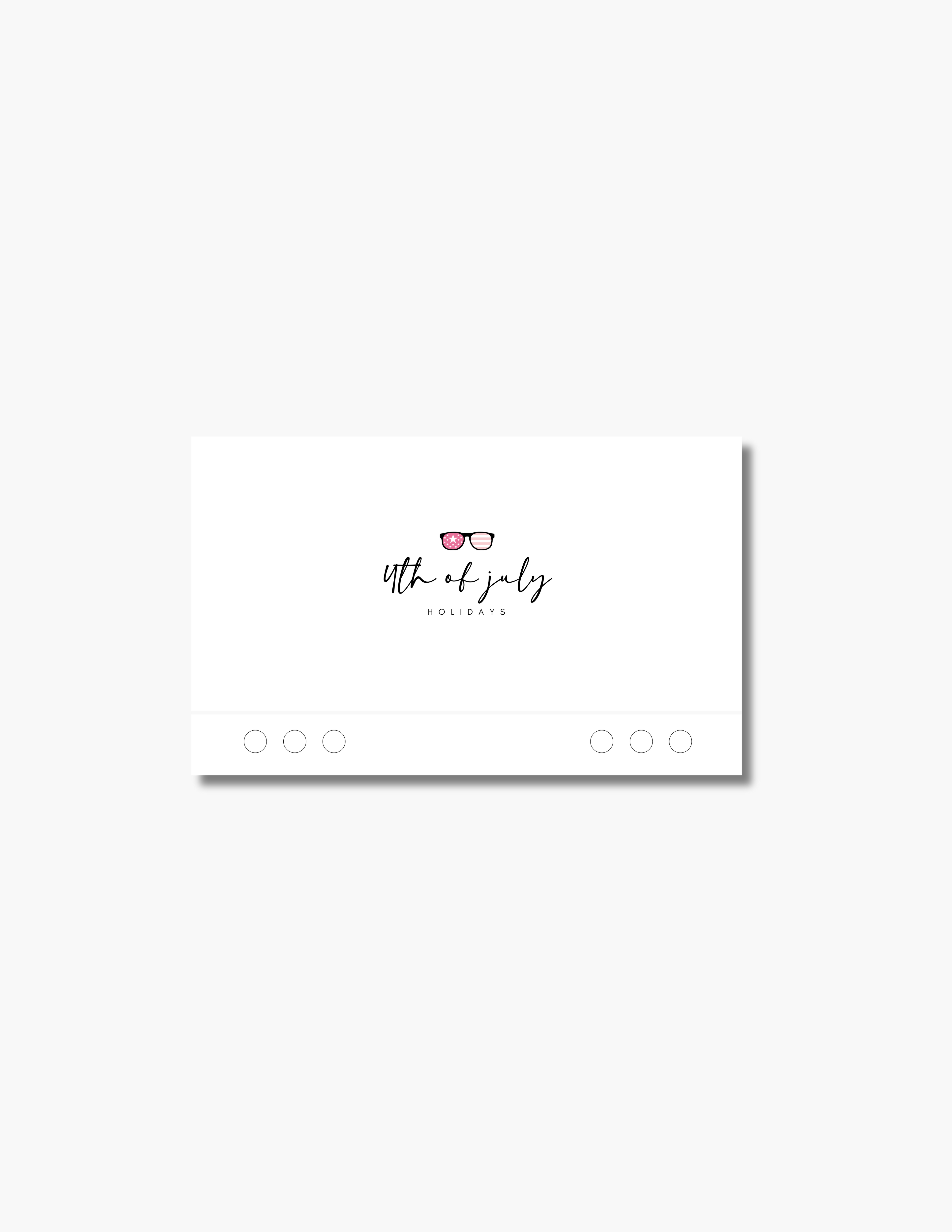 Pink Holiday Envelopes