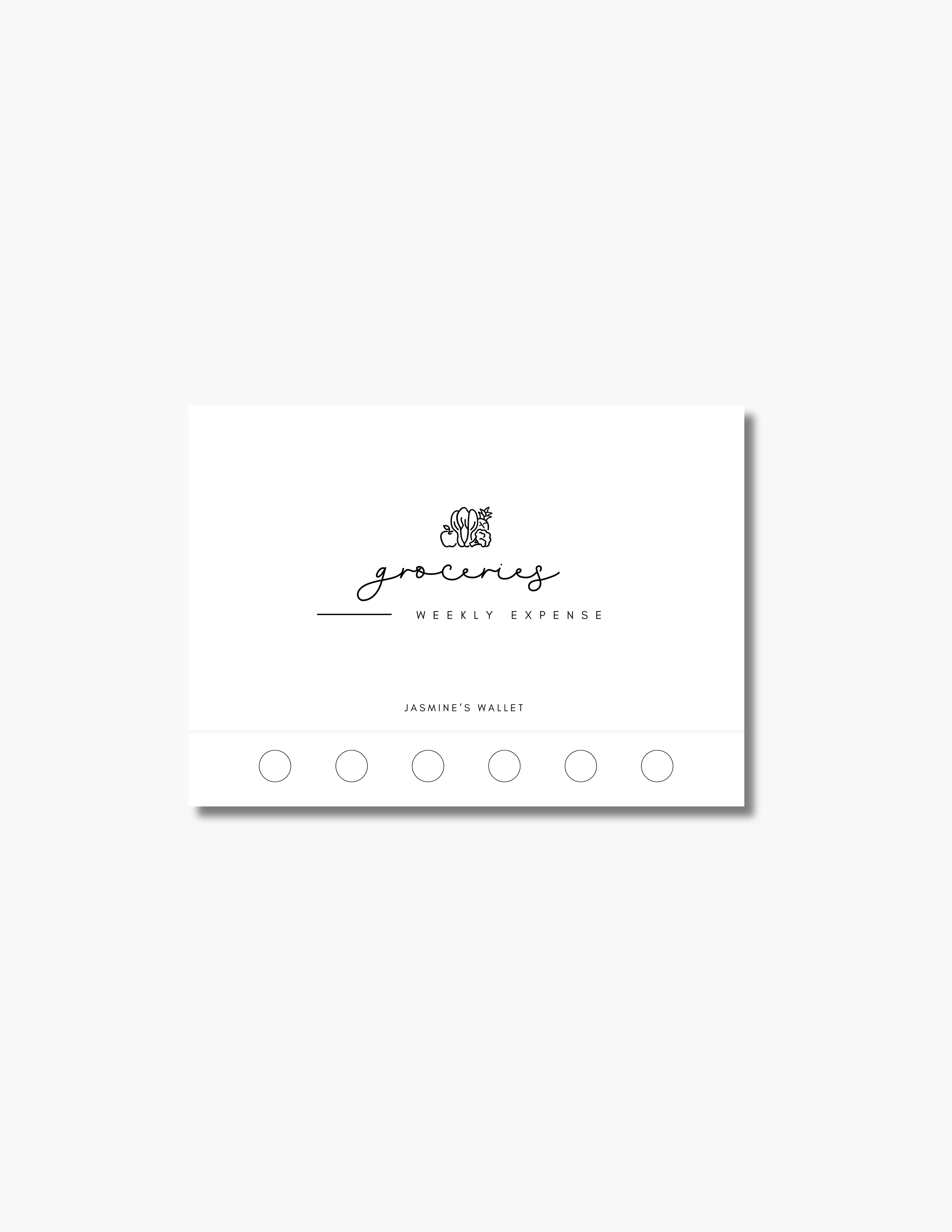 Iconic Cash Envelopes | A7