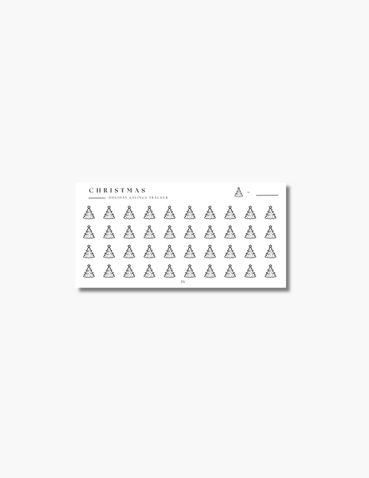 Holiday Savings Trackers