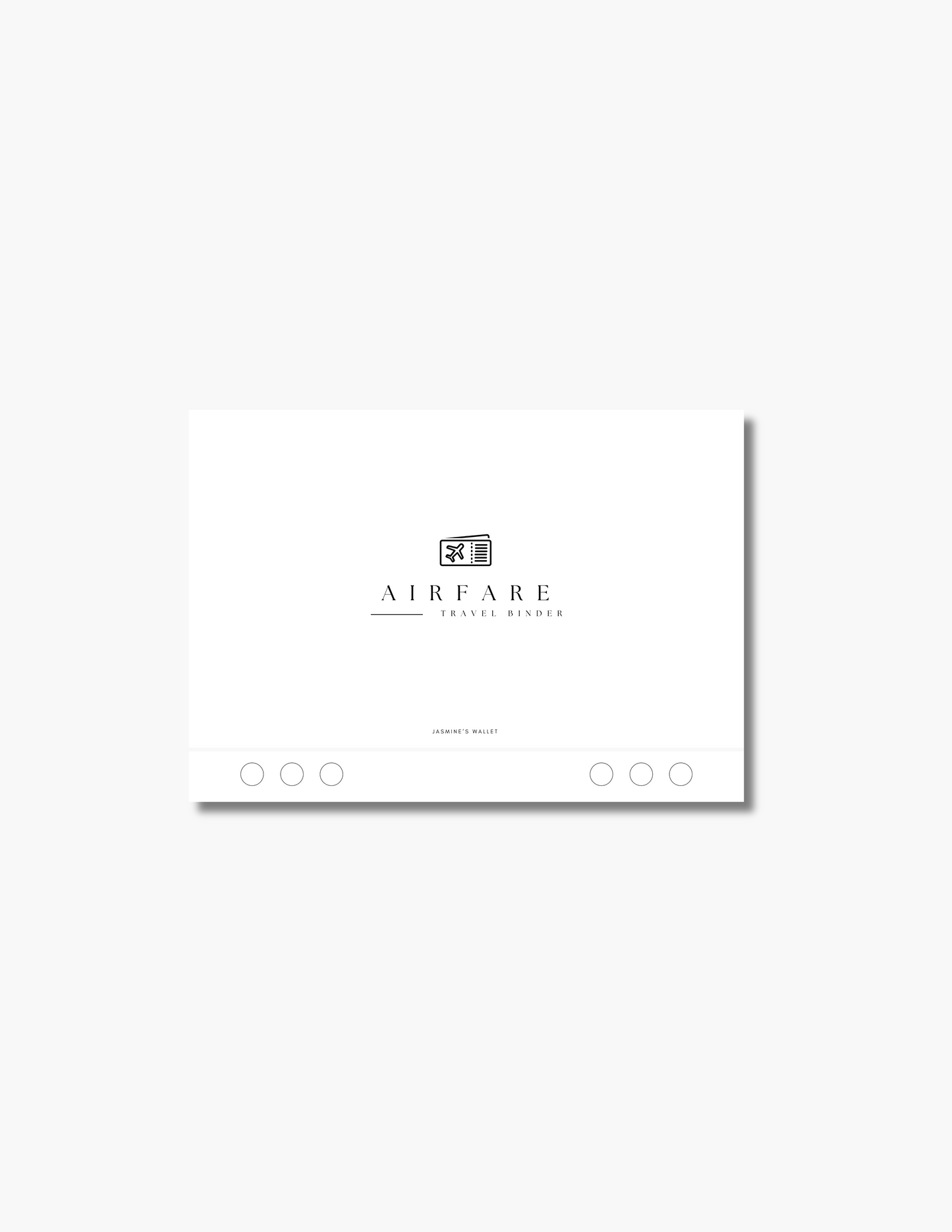 Travel Envelopes | A5