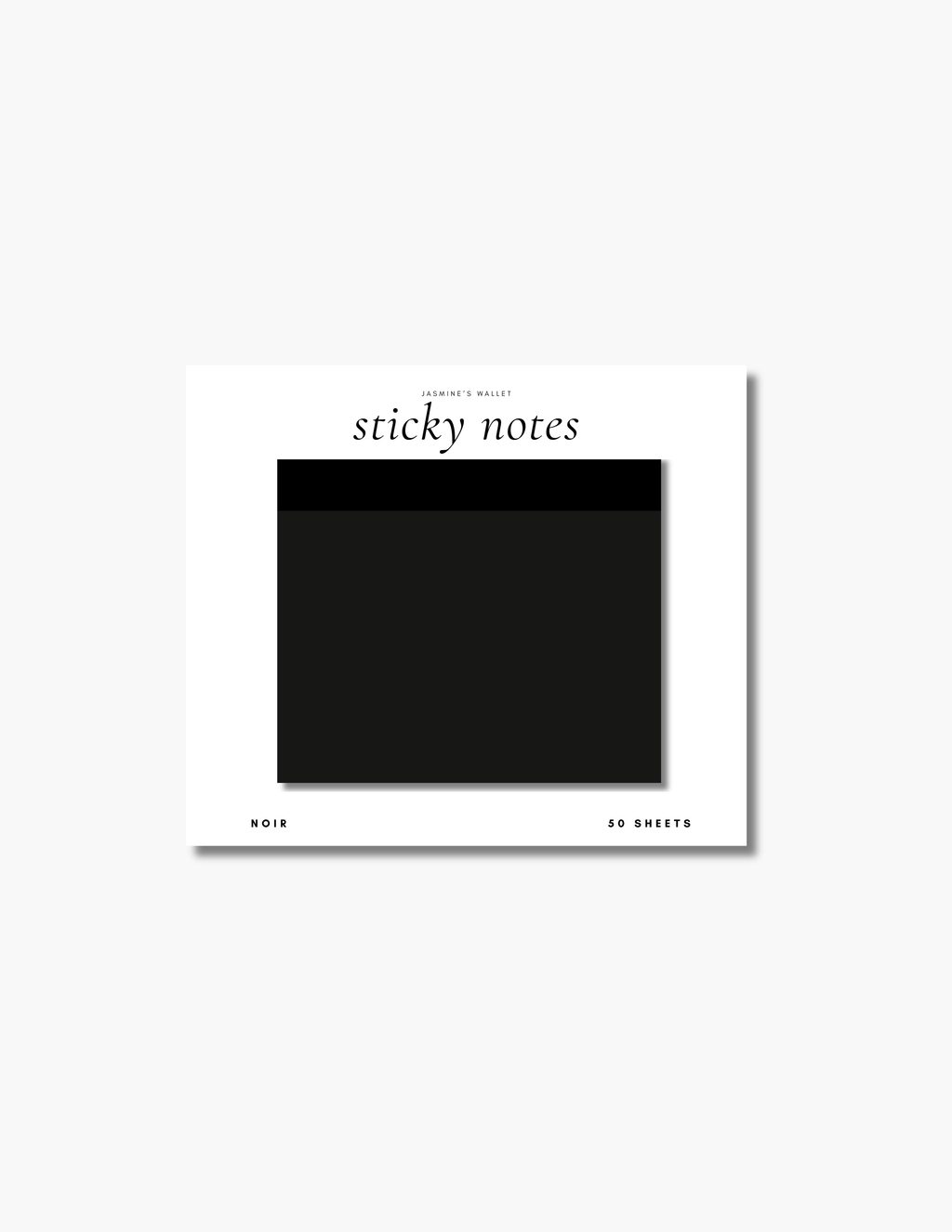 Sticky Notes | Noir